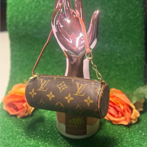 Louis Vuitton Brown Monogram Cylinder Bag